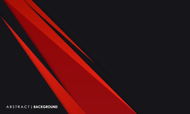 Fondo abstracto moderno color negro y rojo