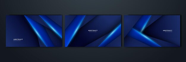 Fondo abstracto moderno con diseño de línea azul oscuro para portadas, carteles, anuncios, volantes, pancartas, ilustración vectorial 3d