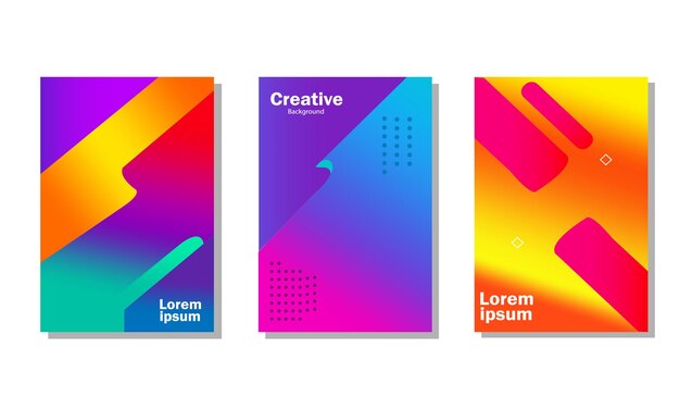 Fondo abstracto moderno Diseño minimalista con gradientes de medio tono y formas geométricas