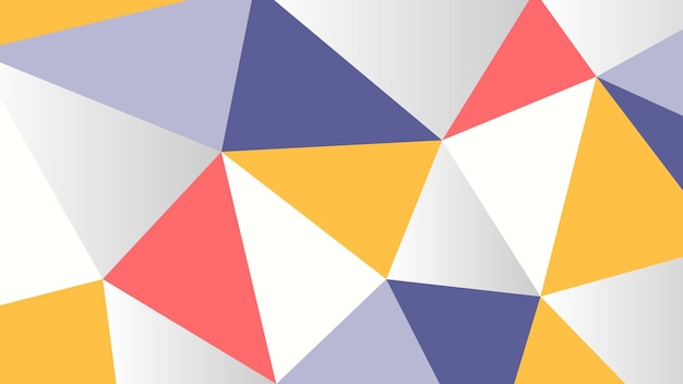 Fondo abstracto moderno con elemento LOwpoly y color pastel