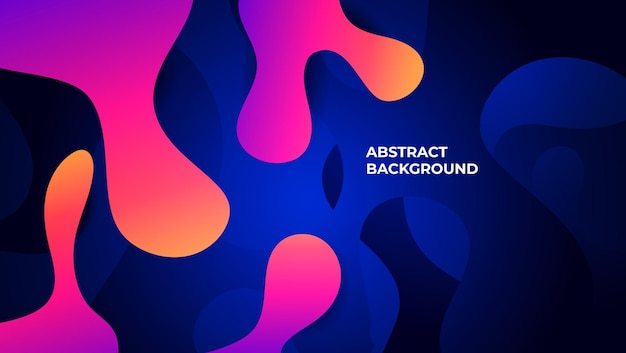Fondo abstracto moderno con fluido