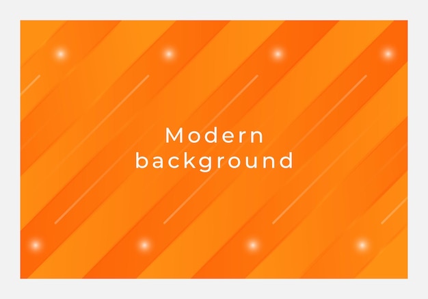 Vector fondo abstracto moderno de formas cortadas con gradiente de color naranja