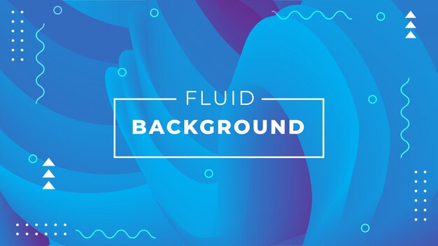 Fondo abstracto moderno con formas fluidas 3D