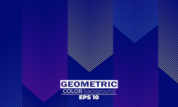 Fondo abstracto moderno con formas y líneas geométricas Aplicable a tarjetas de regalo