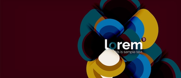 Fondo abstracto moderno geométrico