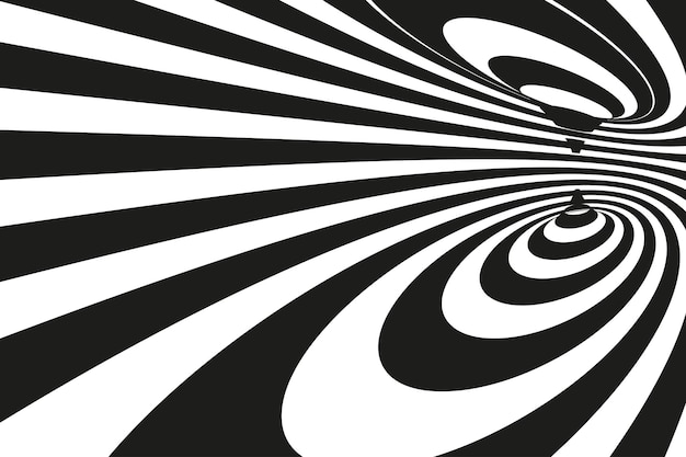 fondo abstracto moderno ilusión óptica en 3D Diseño