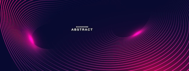 Fondo abstracto moderno con líneas de círculo en espiral