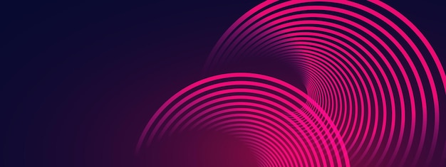 Fondo abstracto moderno con líneas de círculo en espiral