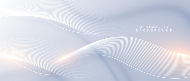 Fondo abstracto moderno con líneas fluidas