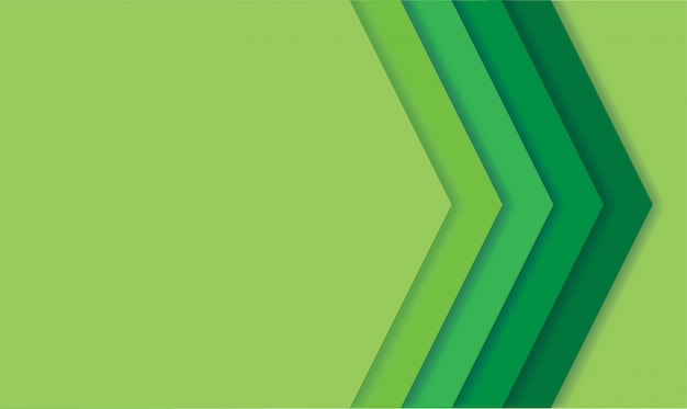 Fondo abstracto moderno líneas verdes