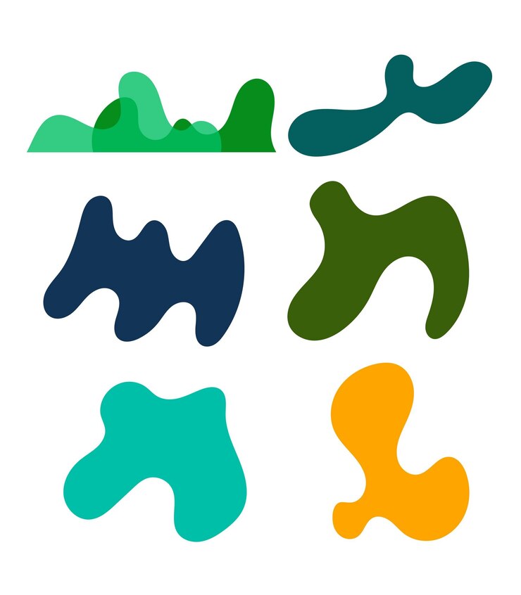 Fondo abstracto moderno de moda con formas simples objetos figuras coloridos patrones geométricos