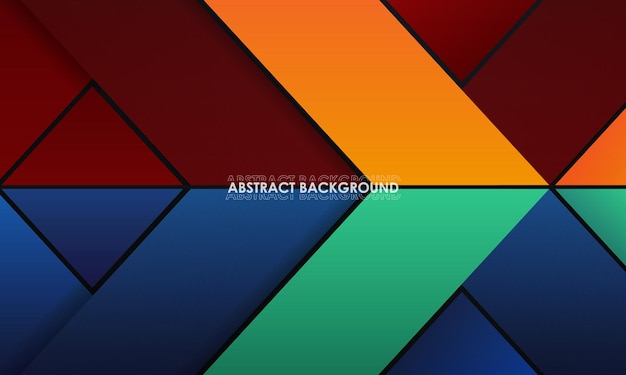 Fondo abstracto moderno multicolor con diseño de líneas