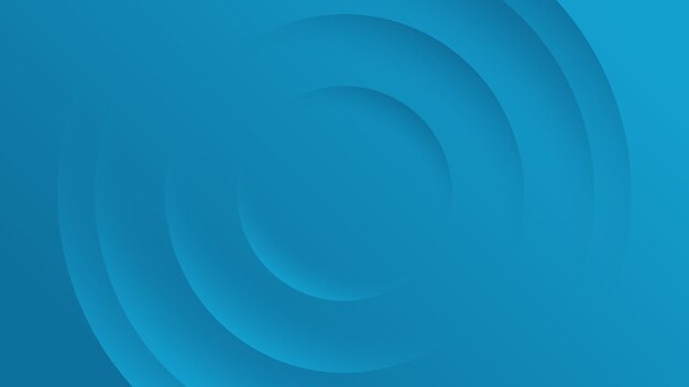 Fondo abstracto moderno con onda de círculo redondo de movimiento y color degradado azul