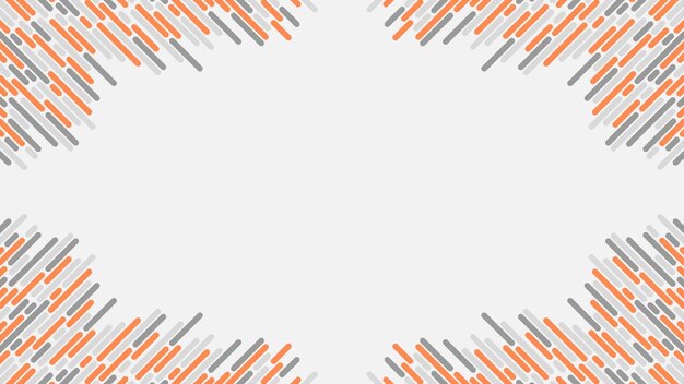 Fondo abstracto moderno con patrones lineales naranjas y grises