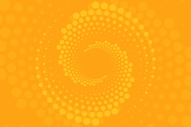 Fondo abstracto moderno con puntos redondeados en forma de amarillo