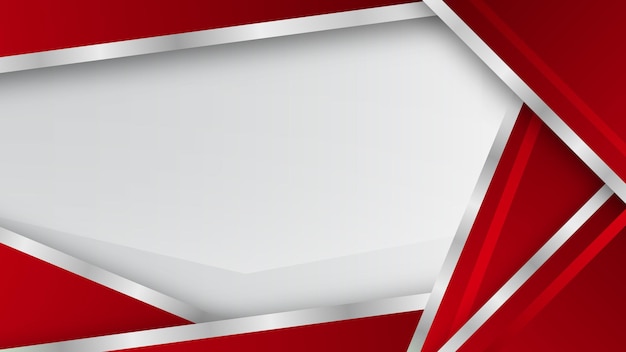 Fondo abstracto moderno rojo y blanco