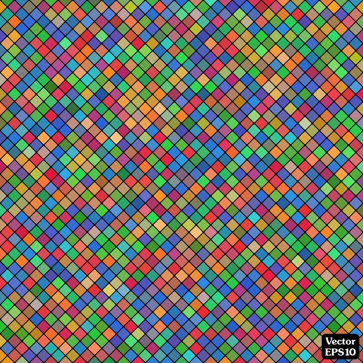 Vector fondo abstracto de mosaico de colores para sus propósitos en el diseño