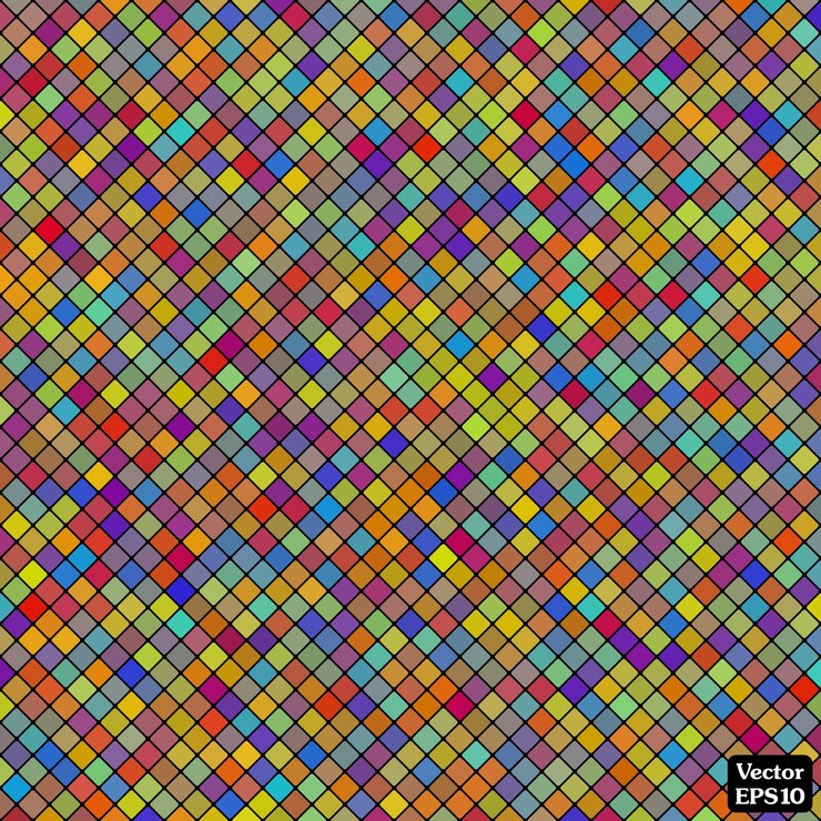 Vector fondo abstracto de mosaico de colores para sus propósitos en el diseño