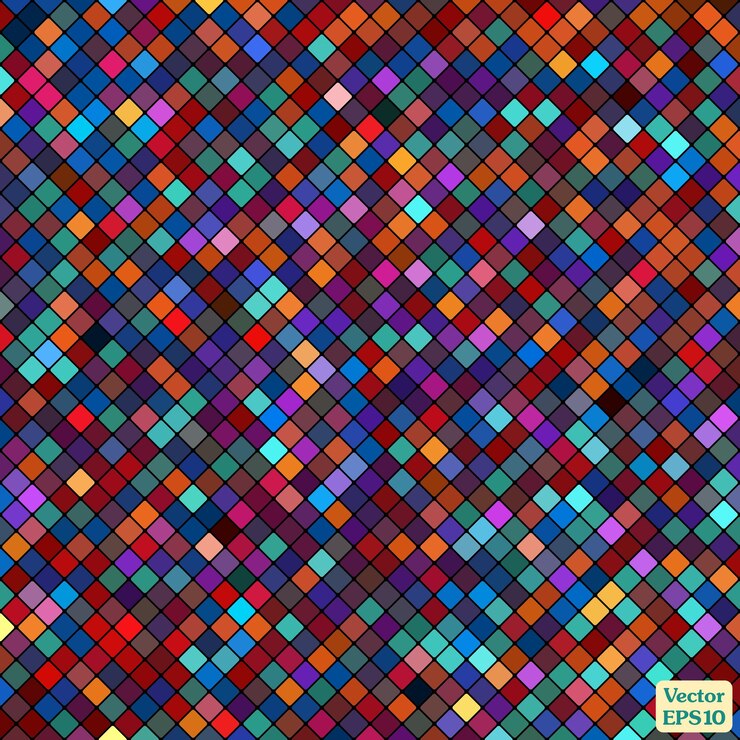 Vector fondo abstracto de mosaico de colores para sus propósitos en el diseño