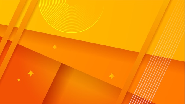 Fondo abstracto naranja y amarillo Vector diseño gráfico abstracto banner patrón presentación fondo web plantilla Fondo para diseño folleto sitio web folleto presentación página de inicio