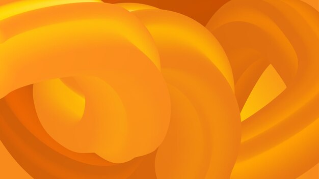 Vector fondo abstracto naranja fluido naranja