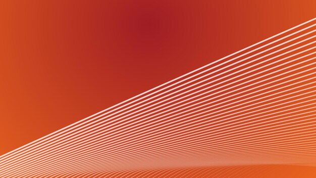 Fondo abstracto naranja con línea curva