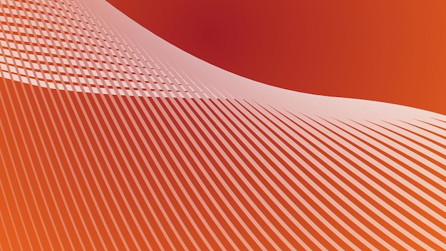 Fondo abstracto naranja con línea curva