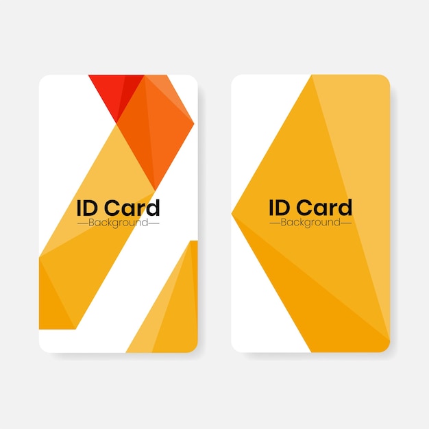 Fondo abstracto naranja moderno para tarjetas de identificación y certificados
