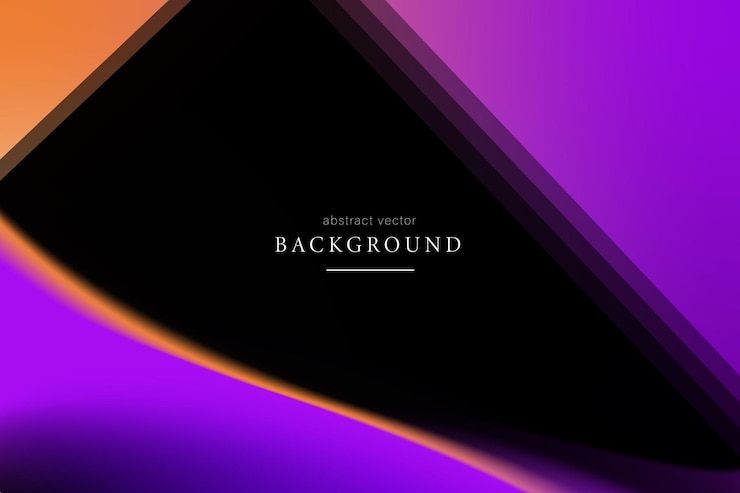 fondo abstracto naranja morado y negro