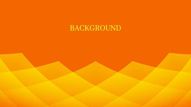 Fondo abstracto naranja con patrón rombico amarillo forma de cristal de hielo gradiente textura geométrica