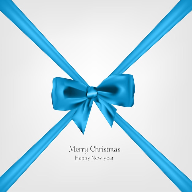 Fondo abstracto de Navidad con lazo