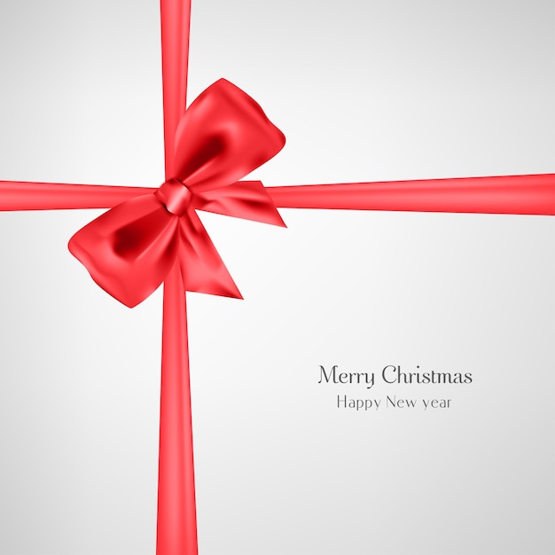 Fondo abstracto de Navidad con lazo