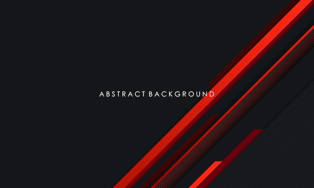 Fondo abstracto negro con color rojo
