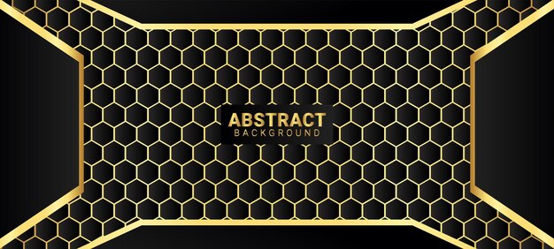 fondo abstracto negro y dorado