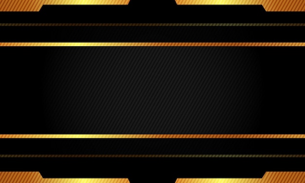 Fondo abstracto negro y dorado