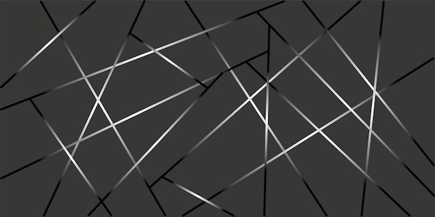 Fondo abstracto negro y gris con rayos que se cruzan caóticamente