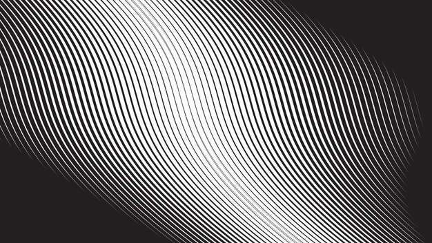 Fondo abstracto negro con línea curva para el fondo o la presentación