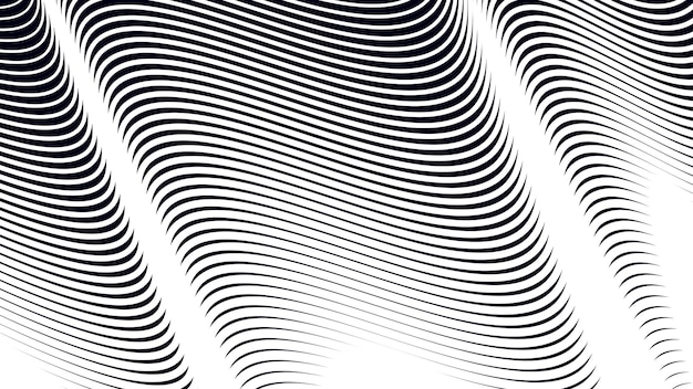 Fondo abstracto negro con línea curva para el fondo o la presentación
