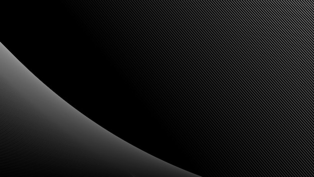 Fondo abstracto negro con línea de rayas para telón de fondo o presentación
