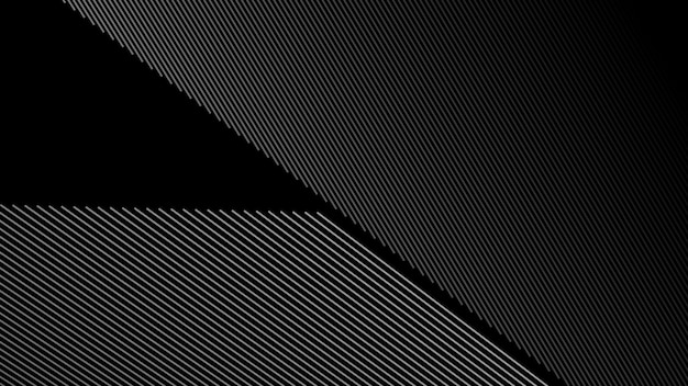 Fondo abstracto negro con línea de rayas para telón de fondo o presentación