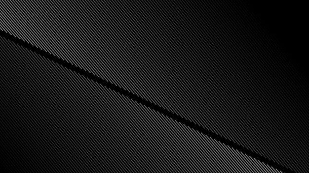 Fondo abstracto negro con línea de rayas para telón de fondo o presentación
