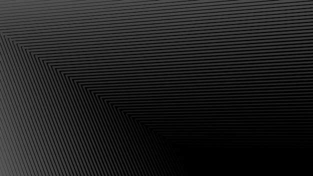 Fondo abstracto negro con línea de rayas para telón de fondo o presentación