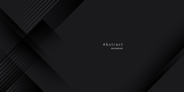 Fondo abstracto negro moderno y elegante diseño vectorial ilustración vectorial