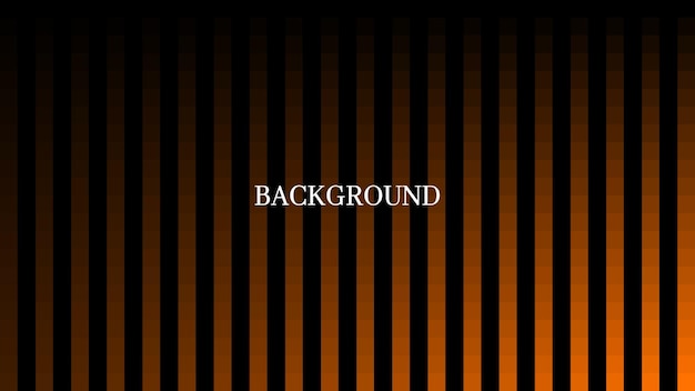 Fondo abstracto negro y naranja con gradiente de superposición de patrón de rayas Forma del gráfico