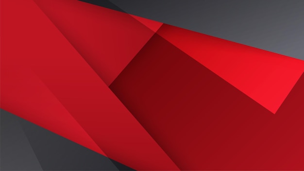 Fondo abstracto negro y rojo moderno Fondo abstracto con color de contraste moderno para el diseño de la presentación folleto redes sociales web tech banner Vector diseño gráfico patrón plantilla web