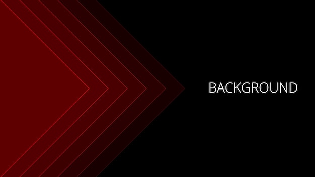Fondo abstracto negro con superposición roja patrón triangular textura geométrica moderna