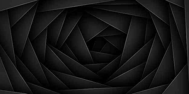 Vector fondo abstracto negro con superposición.