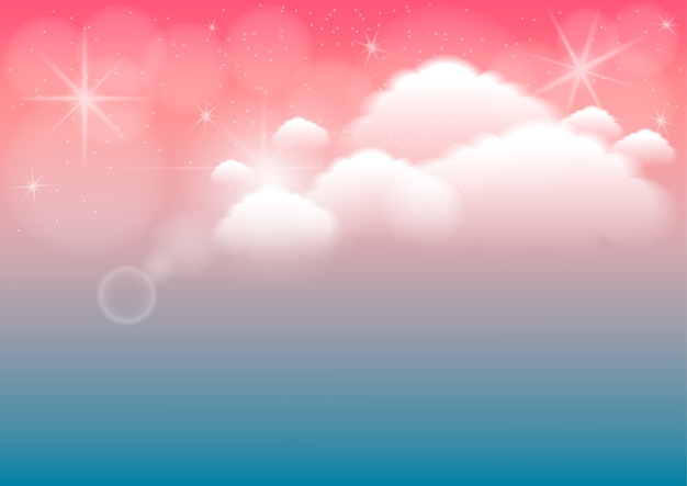 Fondo abstracto con nube