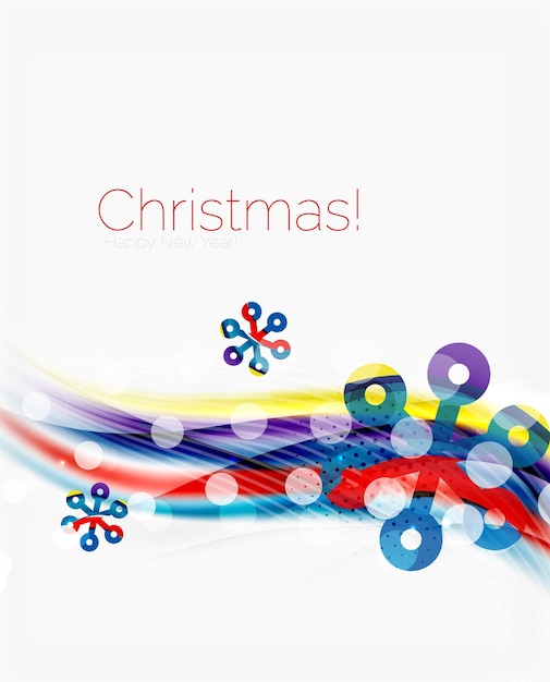 El fondo abstracto de la ola de Navidad