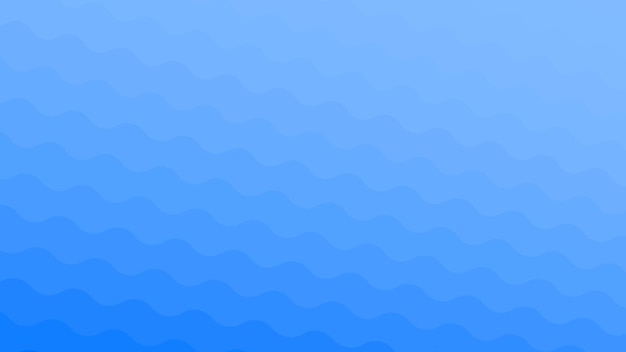 Fondo abstracto de onda azul con gradiente para el fondo o la presentación